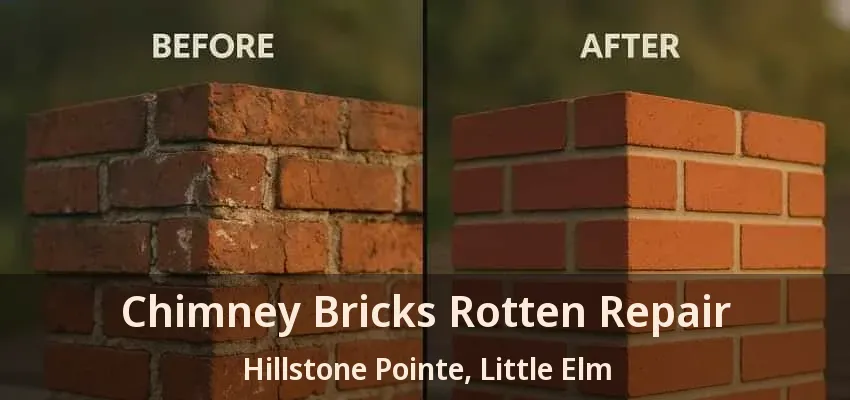 Chimney Bricks Rotten Repair Hillstone Pointe, Little Elm - TX