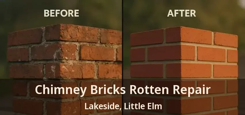 Chimney Bricks Rotten Repair Lakeside, Little Elm - TX