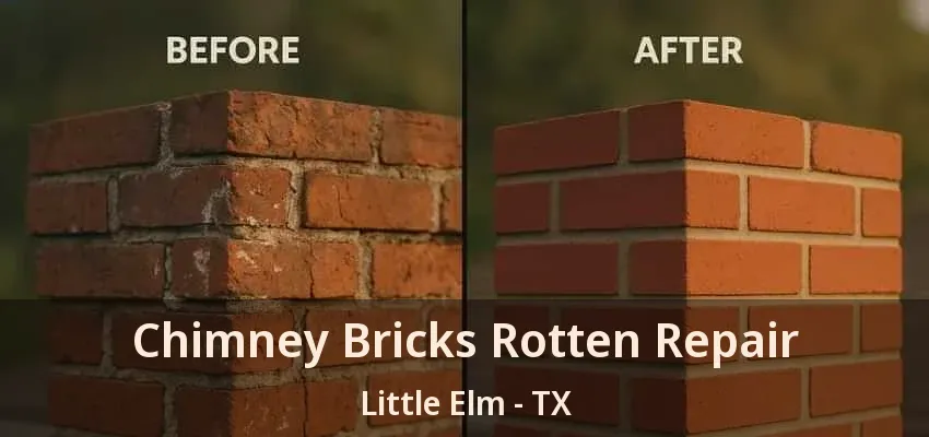 Chimney Bricks Rotten Repair Little Elm - TX