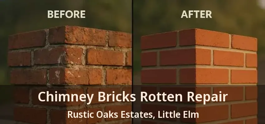 Chimney Bricks Rotten Repair Rustic Oaks Estates, Little Elm - TX