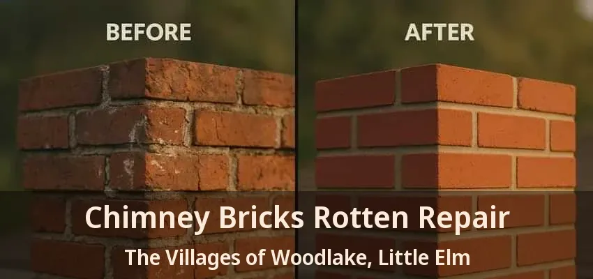 Chimney Bricks Rotten Repair The Villages of Woodlake, Little Elm - TX