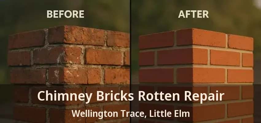 Chimney Bricks Rotten Repair Wellington Trace, Little Elm - TX