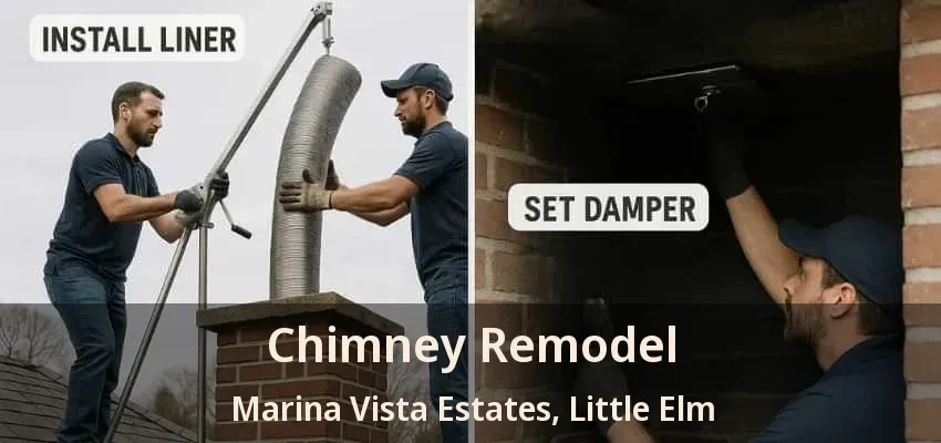 Chimney Remodel Marina Vista Estates, Little Elm - TX
