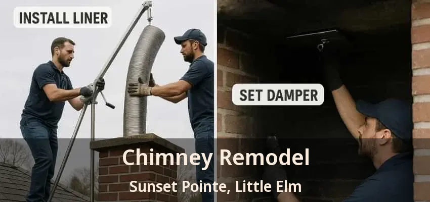 Chimney Remodel Sunset Pointe, Little Elm - TX