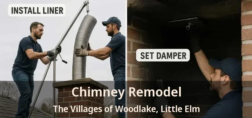 Chimney Remodel The Villages of Woodlake, Little Elm - TX