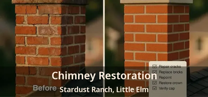 Chimney Restoration Stardust Ranch, Little Elm - TX