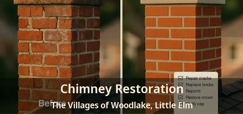 Chimney Restoration The Villages of Woodlake, Little Elm - TX