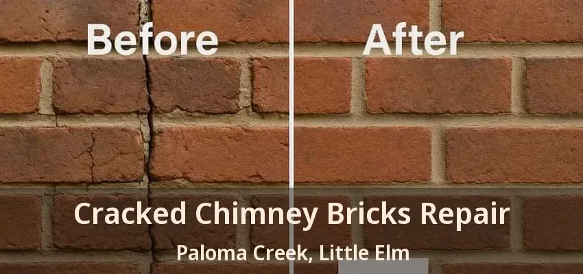 Cracked Chimney Bricks Repair Paloma Creek, Little Elm - TX