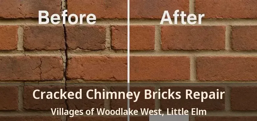 Cracked Chimney Bricks Repair Villages of Woodlake West, Little Elm - TX