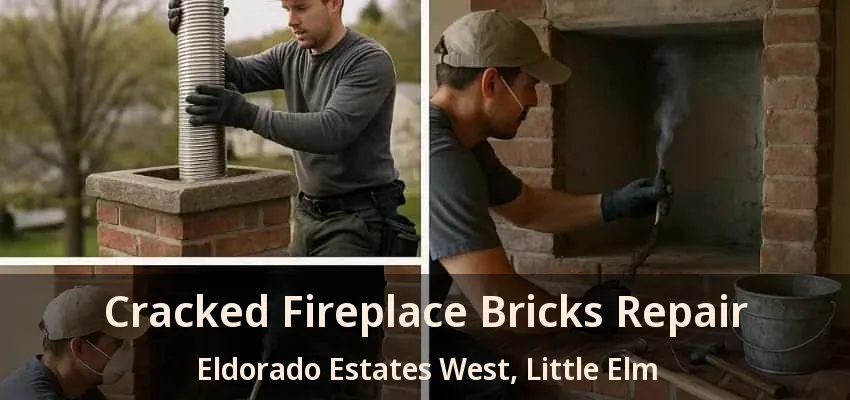 Cracked Fireplace Bricks Repair Eldorado Estates West, Little Elm - TX