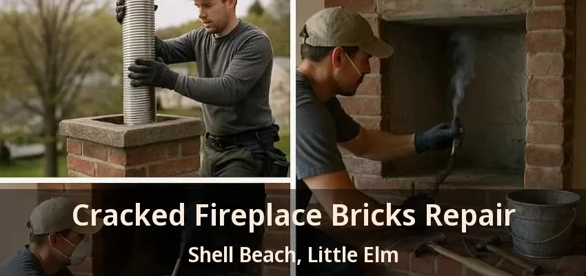 Cracked Fireplace Bricks Repair Shell Beach, Little Elm - TX