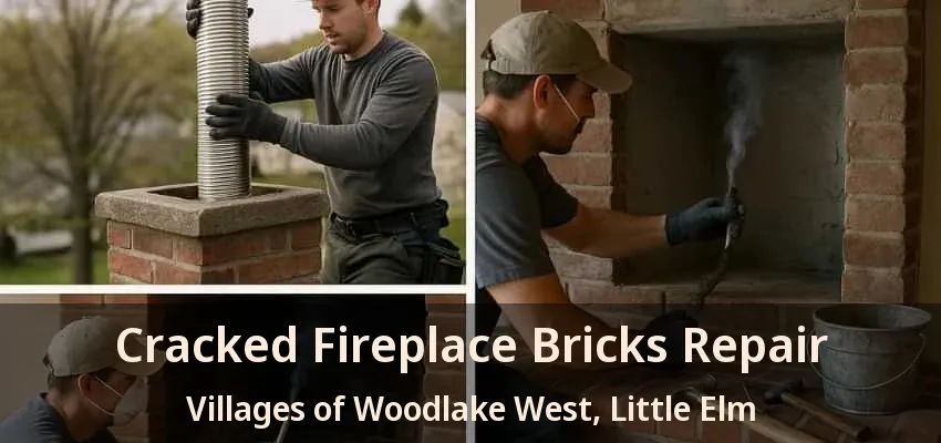 Cracked Fireplace Bricks Repair Villages of Woodlake West, Little Elm - TX