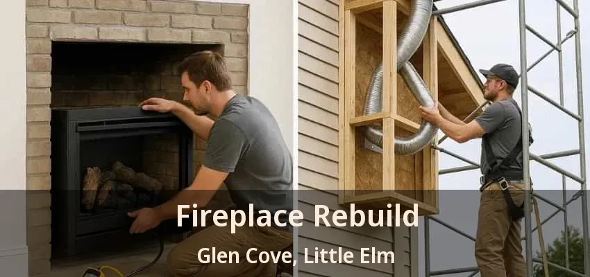 Fireplace Rebuild Glen Cove, Little Elm - TX