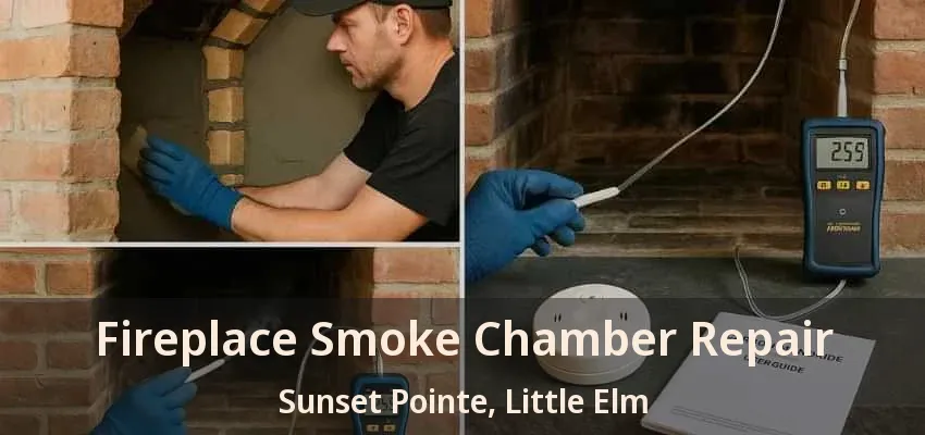 Fireplace Smoke Chamber Repair Sunset Pointe, Little Elm - TX