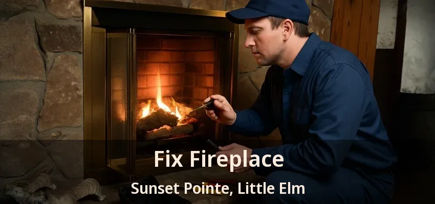 Fix Fireplace Sunset Pointe, Little Elm - TX