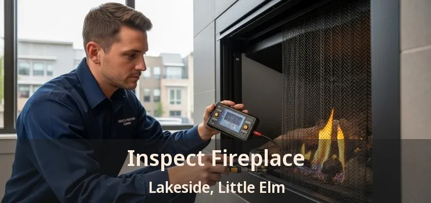 Inspect Fireplace Lakeside, Little Elm - TX