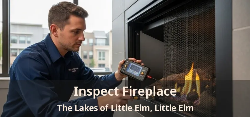 Inspect Fireplace The Lakes of Little Elm, Little Elm - TX