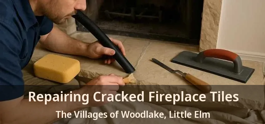 Repairing Cracked Fireplace Tiles The Villages of Woodlake, Little Elm - TX