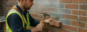 Cracked Chimney Bricks Repair Stardust Ranch, Little Elm