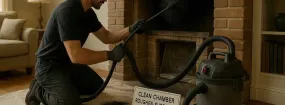 Fireplace Smoke Chamber Repair Sunset Pointe, Little Elm